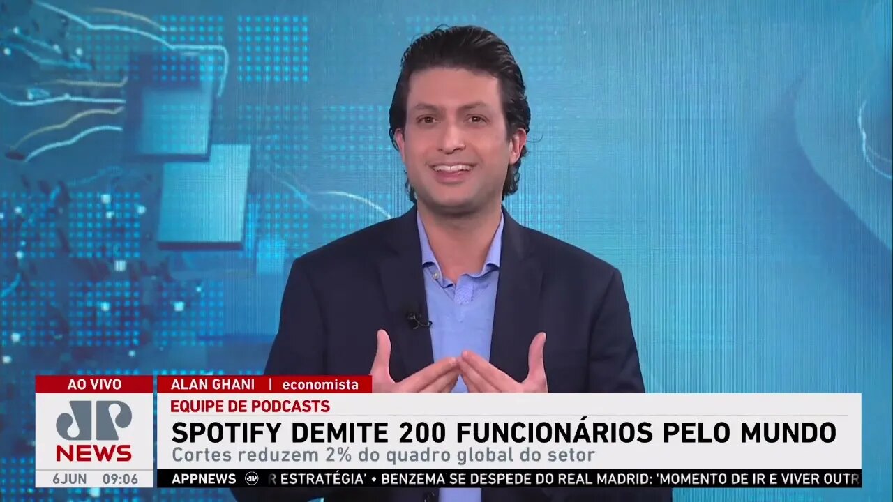 Spotify demite 200 funcionários da área de podcasts; Alan Ghani comenta