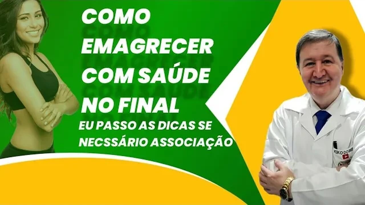 Como emagrecer com saúde no final eu passo as dicas se necessário associação WhatsApp 15 99644-8181