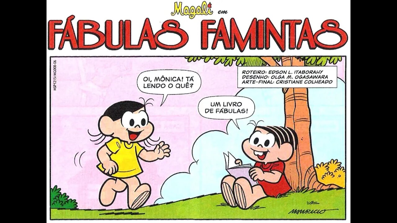 Magali em-Fábulas famintas | Gibis do Rapha 2