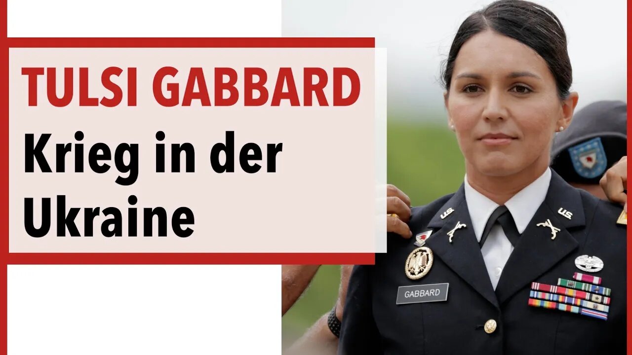 Ehem. U.S.-Präsidentschaftskandidatin Tulsi Gabbard über den Krieg in der Ukraine