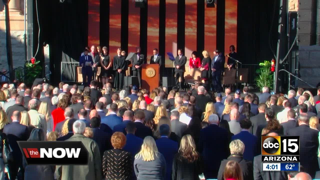 Gov. Ducey, bipartisan group sworn in on Inauguration Day