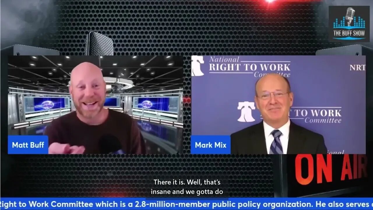 Biden's Labor Shortage & Supply Chain Crisis on The Matt Buff Show with Mark Mix