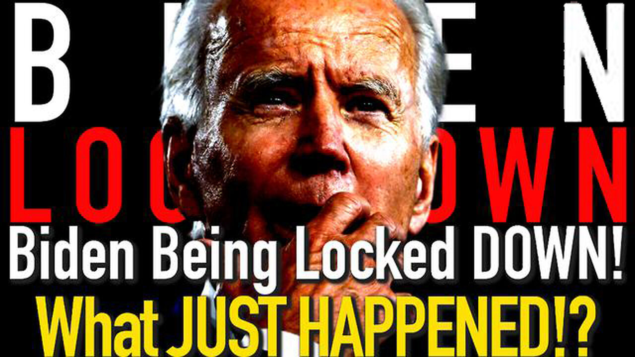 Biden Being Locked Down! What Just Happened? 'For His Own Protection'!