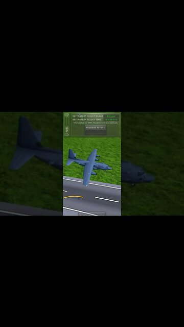 Flying MC-130 woth only 2% Fuel | Turboprop Flight Simulator #shorts