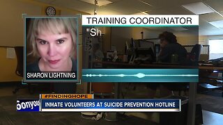 Inmate volunteers at Idaho Suicide Prevention Hotline