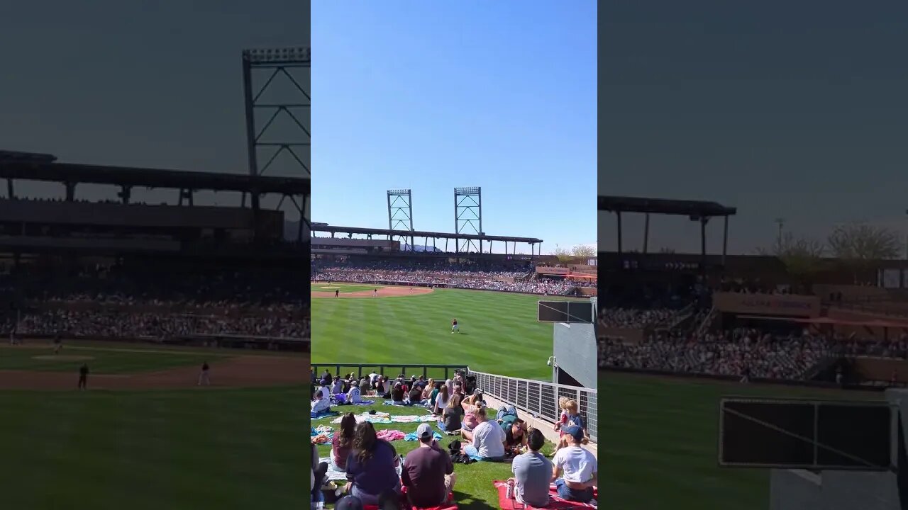 got paid by work to go to a spring training game. let's go D-backs