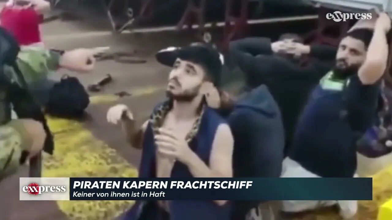 Jetzt in Europa: Das sind die Asyl-Piraten, die das Frachtschiff kaperten