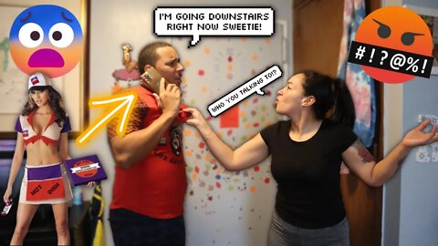 FLIRTING with the UBER EATS DRIVER