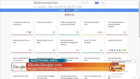 Happy 15th Birthday To Gmail!