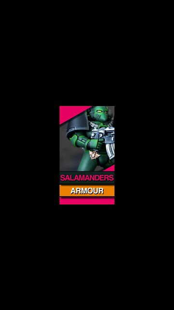 How to paint Salamanders armour Space Marines ⚡ QUICKIE ⚡