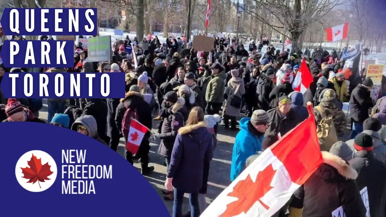 Freedom Convoy In Toronto | Queens Park Party - February 5th 2022