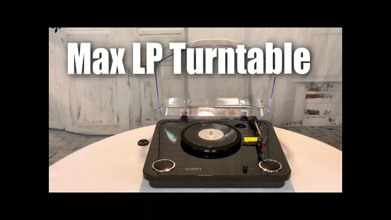 ION Audio Max LP 3-Speed Belt Drive Turntable Record Player Review