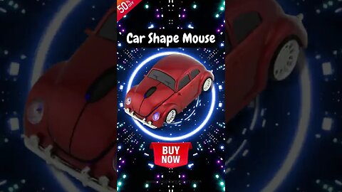 Car Shape Wireless Computer Mouse #gamingmouse #shorts #gamingmice #delux #wirelessmouse