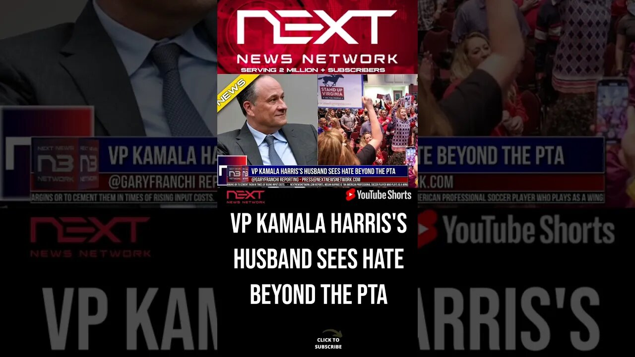 VP Kamala Harris's Husband Sees Hate Beyond the PTA #shorts