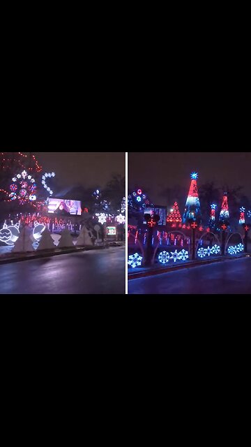 This is the most insane Christmas light display!