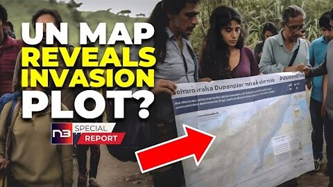 DOES THIS DISTURBING UN MAP SIGNAL INTENTIONAL BORDER COLLAPSE?