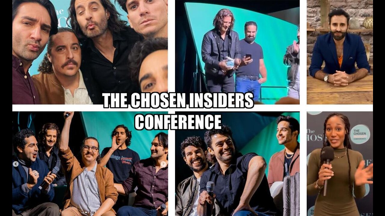 The Chosen Insiders Conference -a richness of pictures with all the actors that we love so much