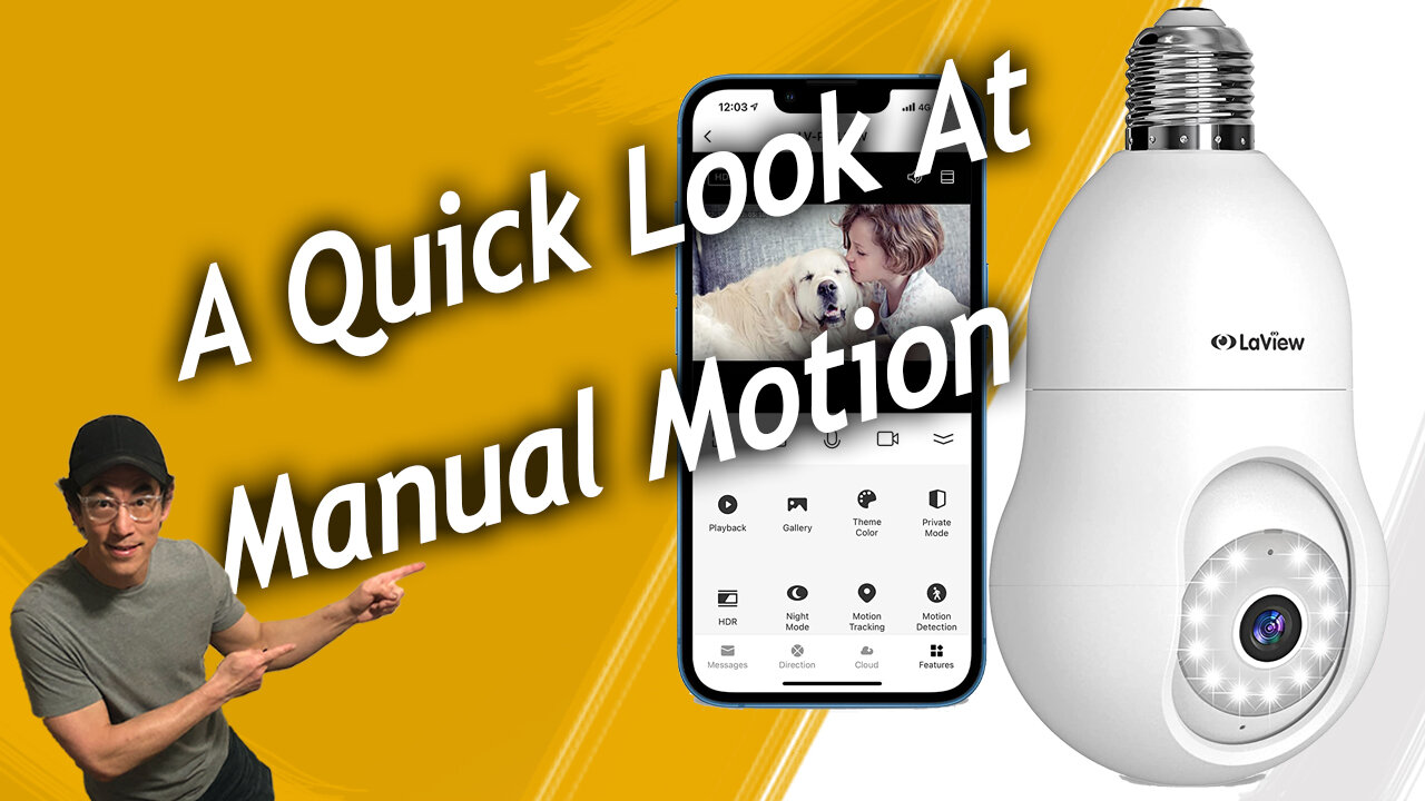 LaView Security Bulb Camera - Quick Look At Manual Motion, Product Links