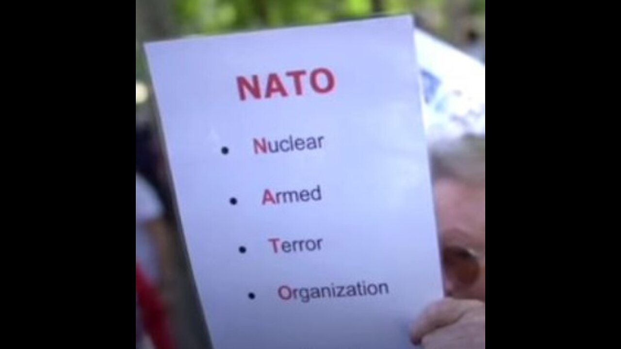 Why I am against NATO - Nuclear Armed Terror Organisation,