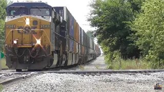 Two CSX Intermodal Trains from Greenwich, Ohio July 20, 2024 Part 4