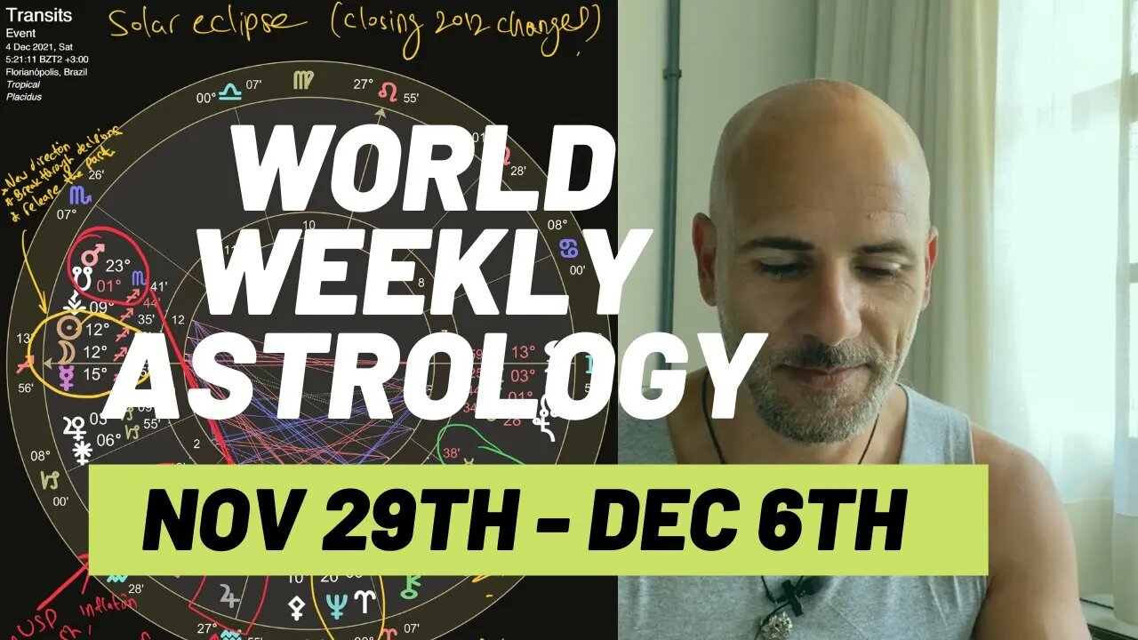 OUT OF THE BOX? World weekly astrology November 29- December 6th 2021. Solar Eclipse in Sagittarius