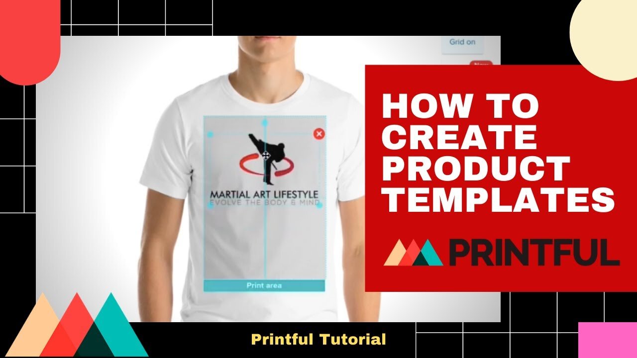 How To Create Printful Product Templates | Printful Tutorial