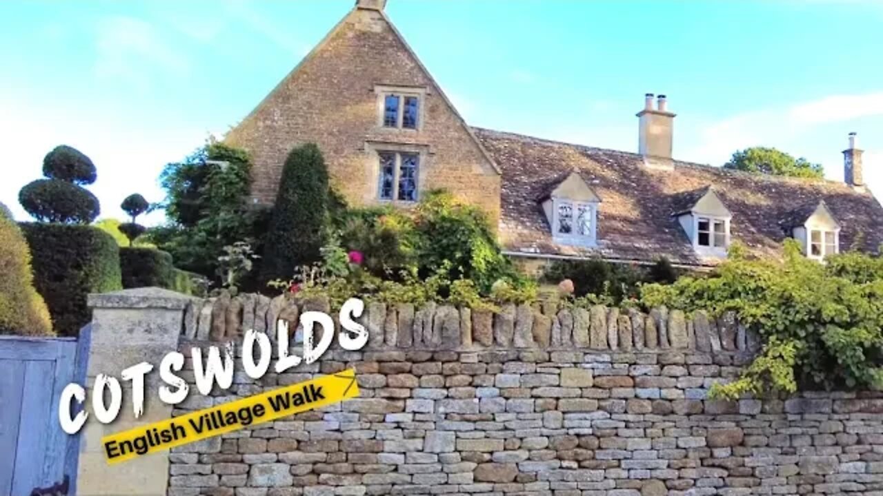 The Perfect English Village? || Walk through a Quiet Cotswolds English Village