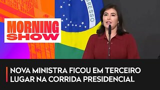 Simone Tebet assume o Ministério do Planejamento