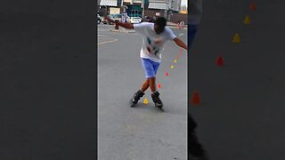 Footwork slalom #skateweaver #skating #shorts #viral #slalom