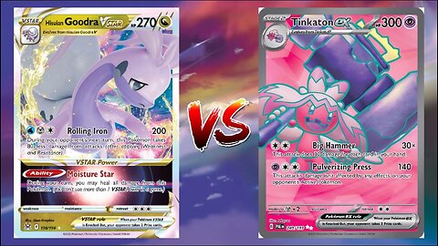 Pokemon TCG Live Hisuian Goodra VSTAR Bibarel VS Tinkaton EX Milotic!!
