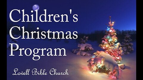 Children's Christmas Program