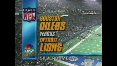 1992-11-26 Houston Oilers vs Detroit Lions