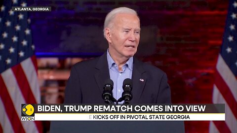 BIDEN AND TRUMP REMATCH COMES INTO VIEW