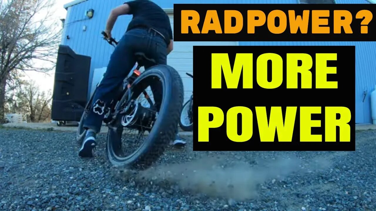 How To Improve My Rad Electric Bike