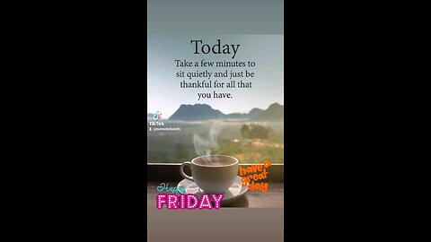 Good morning