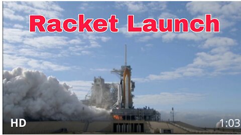 Racket Launch on spece video