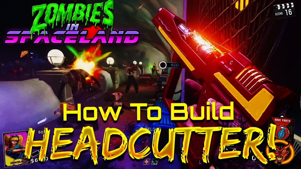 "HEADCUTTER" WONDER WEAPON TUTORIAL! (Infinite Warfare Zombies) - ZOMBIES IN SPACELAND EASTER EGG