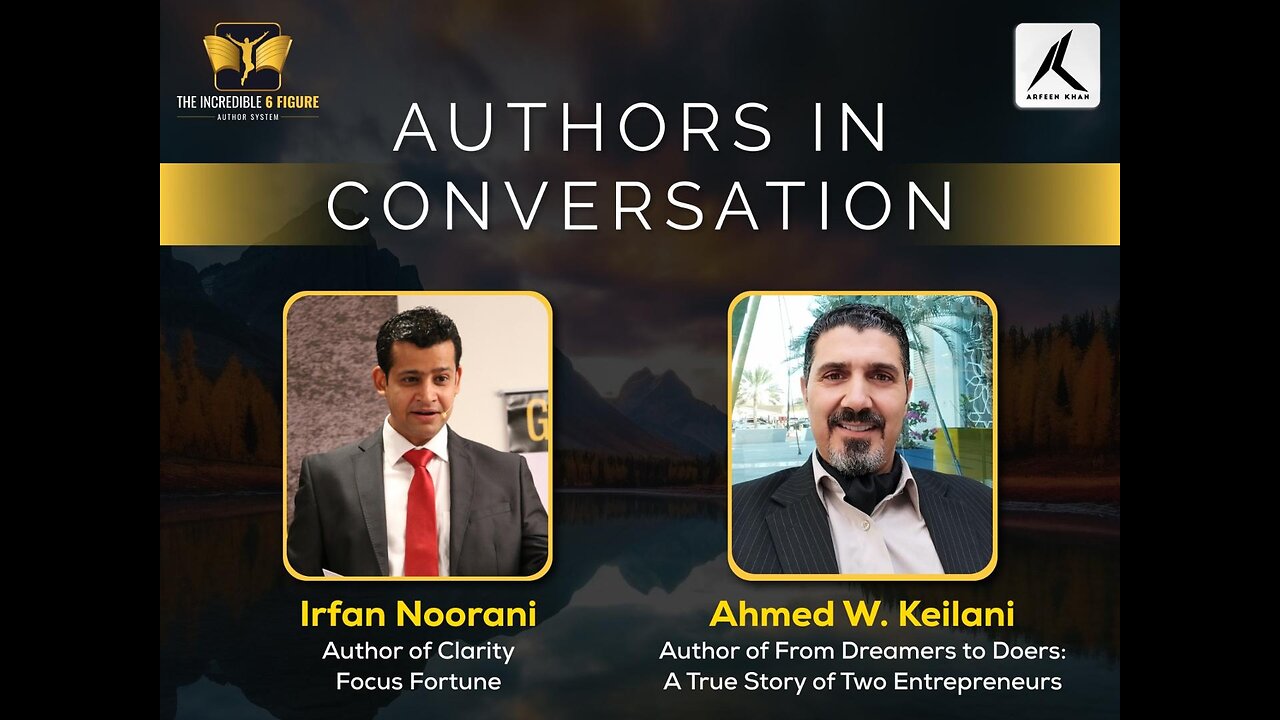 Authors in Conversation: My Interview With the Clarity Man, Irfan Noorani