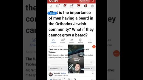 Answers for Quora - beards in Orthodox Jewish community