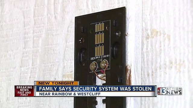 Las Vegas couple's security camera snatched from home