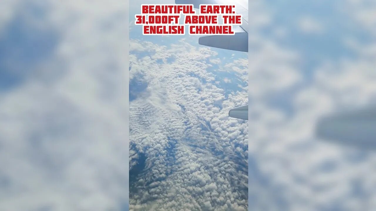 Beautiful Earth: 31,000FT Above the Clouds #shorts #shortswithcamilla #BreathtakingViews