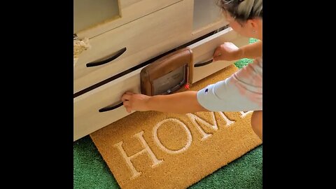 Building a cozy cat house from an old dresser