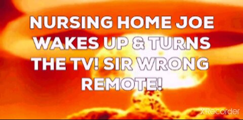 NURSING HOME JOE WAKES UP & TURNS ON THE TV!
