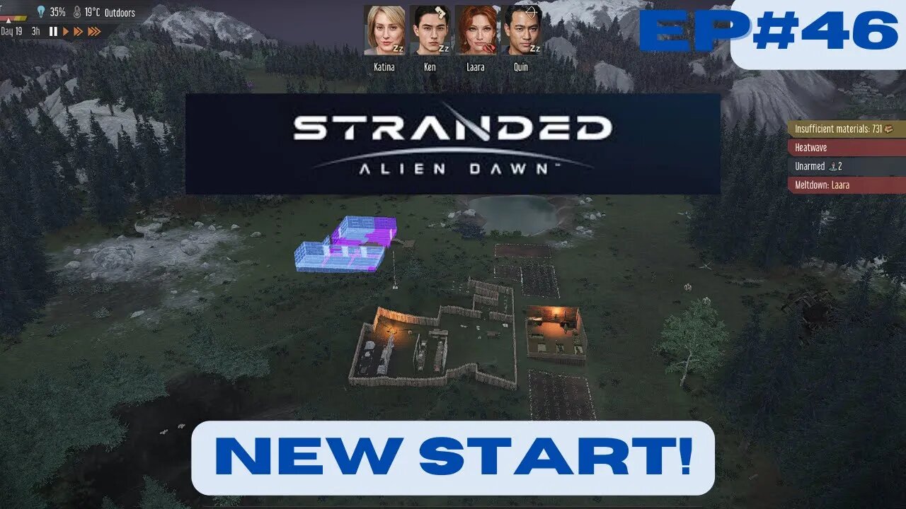 Stranded: Alien Dawn - EP 46 | Hard Difficulty, New Start!
