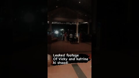 Leaked footage of Katrina Kaif and Vicky Kaushal Wedding