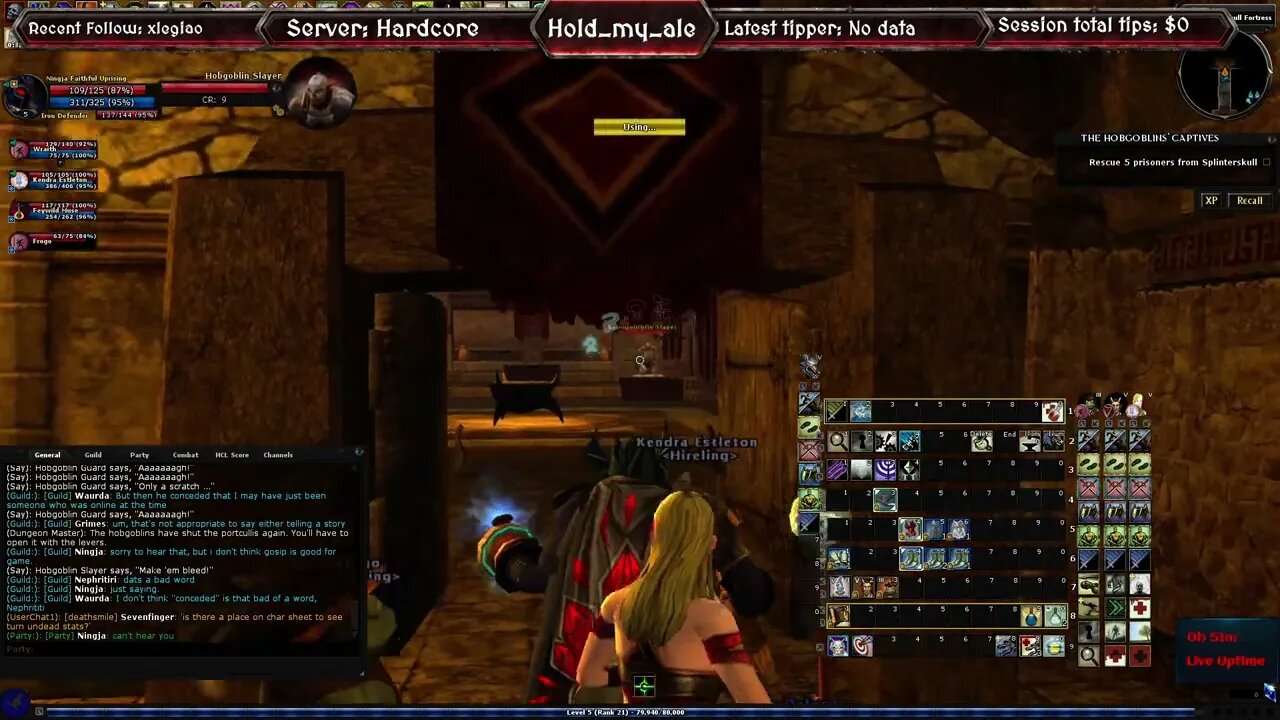 Lets Play DDO Hardcore Season 7 wHold My Ale 12 31 22 7of10