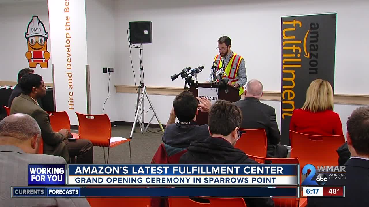 New Amazon fulfillment center in Sparrows Point