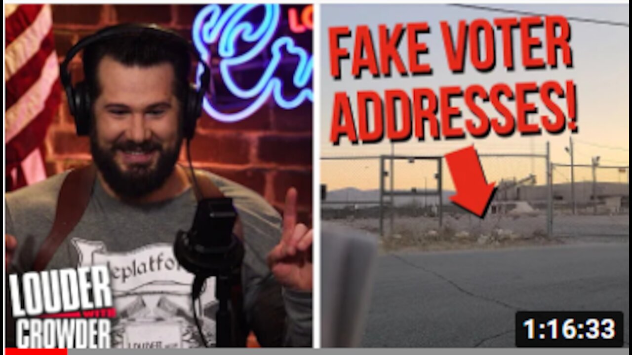 Steven Crowder Discusses Voter Fraud Evidence