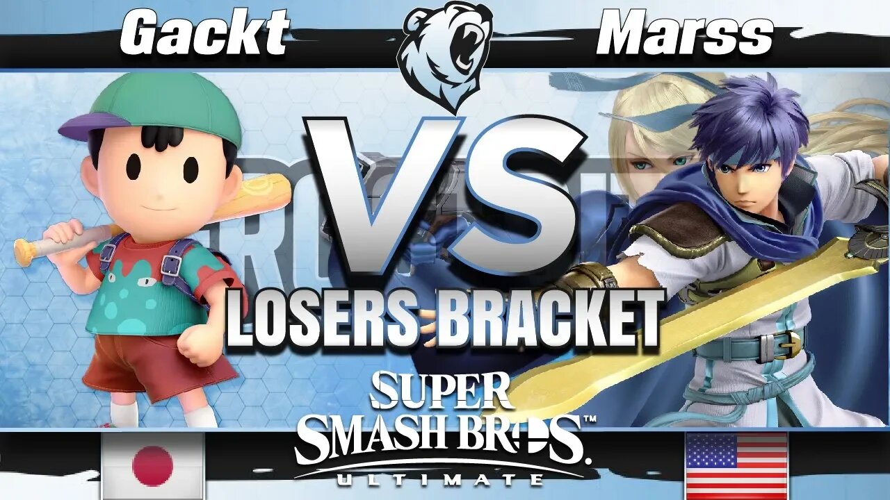 Gackt (Ness) vs. Marss (Ike/Zero Suit Samus) - Top 48 - Frostbite 2019