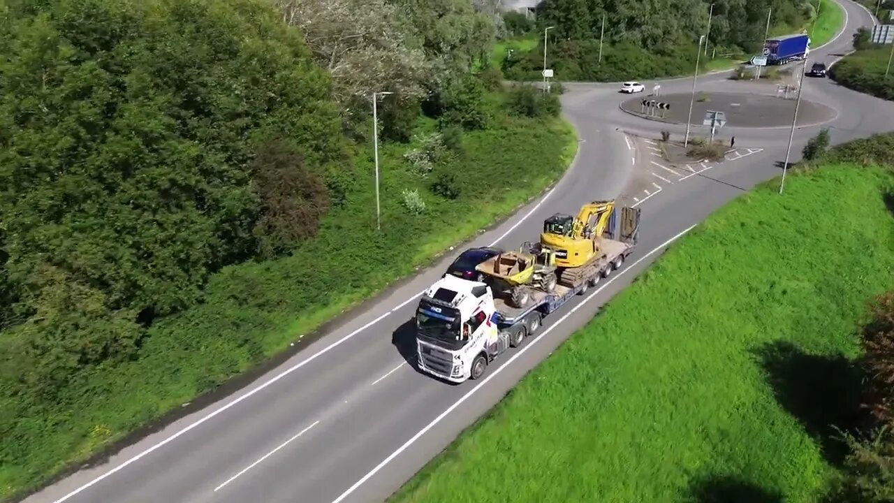 Crynant Plant & Construction Ltd Volvo With 360 Excavator - Welsh Drones